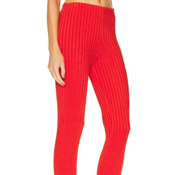 NWT Galvan Rhea Pant in Red/Coral - Picture 3 of 6